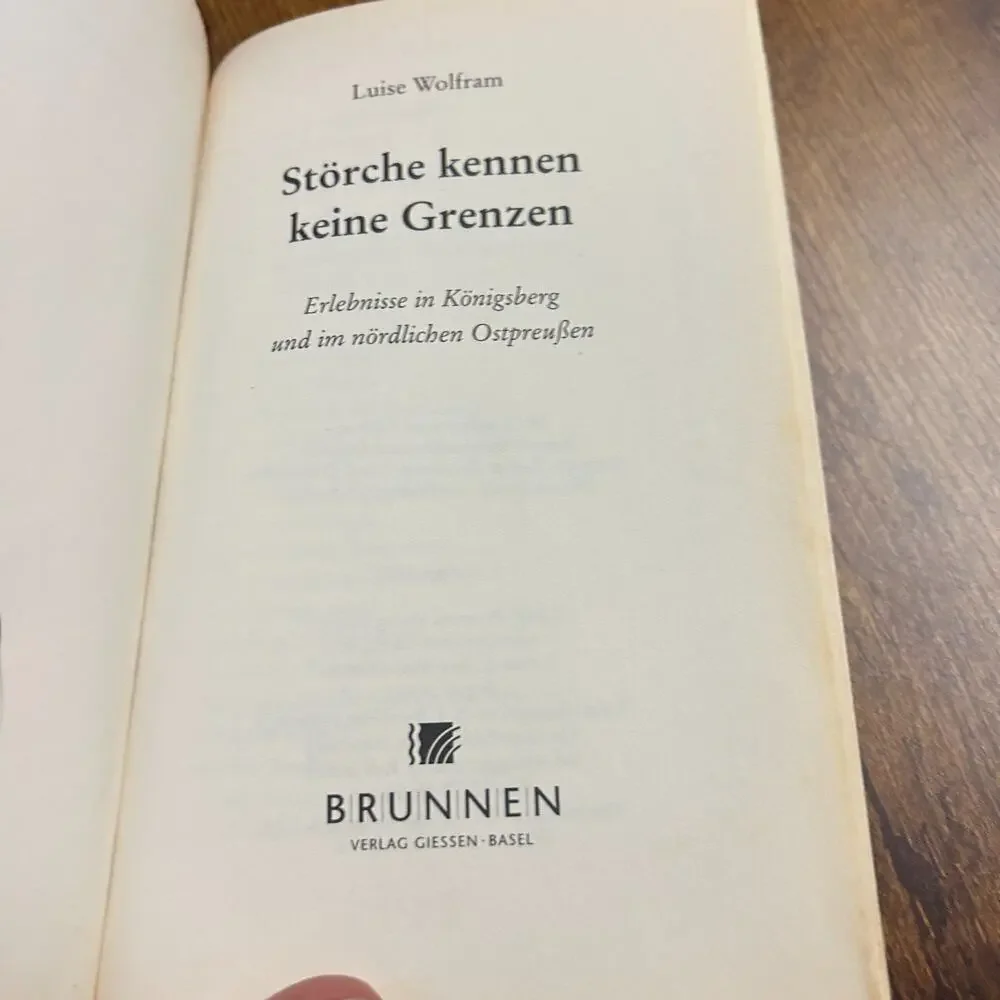 Störche kennen keine Grenzen Paperback Luise Wolfram